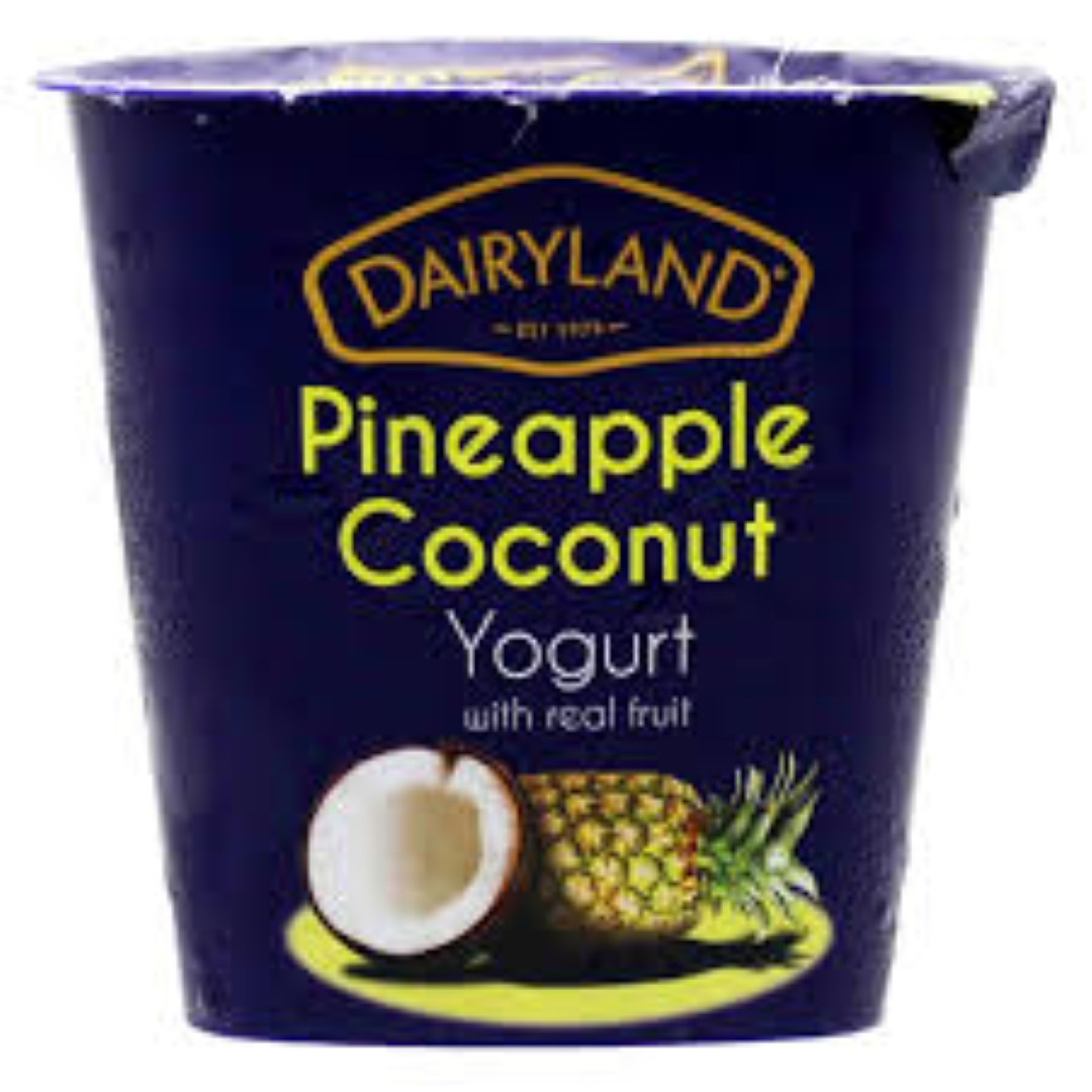 DAIRYLAND YOG PINEAPPLE COCONUT 150G